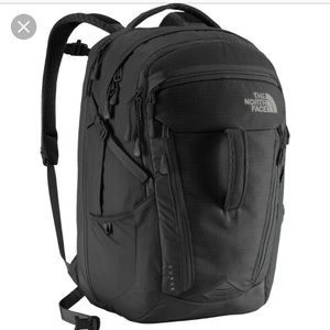The North Face Surge Backpack Bookbag Black